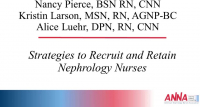 Strategies to Recruit and Retain Nephrology Nurses icon