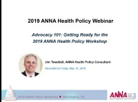 Advocacy 101: Getting Ready for the 2019 ANNA Health Policy Workshop icon