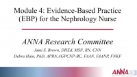 Evidence-Based Practice (EBP) for the Nephrology Nurse