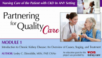 Introduction to Chronic Kidney Disease: An Overview of Causes, Staging, and Treatment