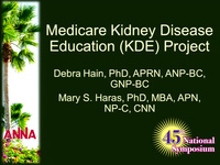 Medicare Kidney Disease Education Project