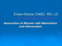 Association of Albumin with Malnutrition and Inflammation
