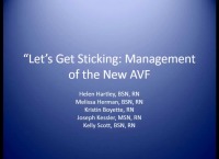 Let's Get Sticking: Management of the New Arteriovenous Fistula icon