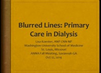 Blurred Lines: Primary Care in Dialysis icon