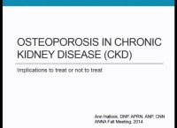 Osteoporosis in CKD