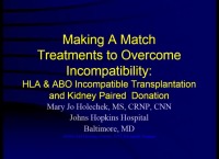 Making a Match: Treatments to Overcome Transplant Incompatibility