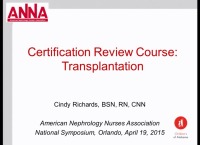 Certification Review Course - Transplant
