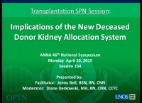 Transplantation ~ Kidney Allocation System
