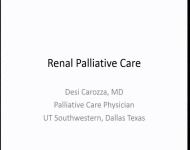 Renal Palliative Care