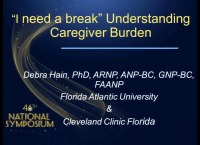 I Need a Break: Understanding Caregiver Burden