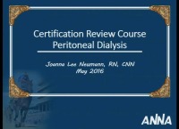 Certification Review Course - Peritoneal Dialysis