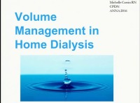 Home Therapies ~ Fluid Management Strategies for Patients on Home Therapies
