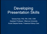 Developing Presentation Skills
