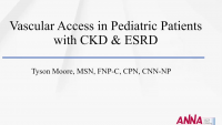 Vascular Access in Pediatric Patients with CKD & ESRD  icon