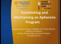 Establishing and Maintaining an Apheresis Program
