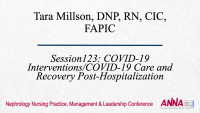 COVID-19 Interventions/COVID-19 Care and Recovery Post-Hospitalization