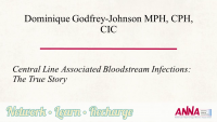 Central Line Associated Blood Stream Infections
