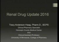 Renal Drug Update 2016