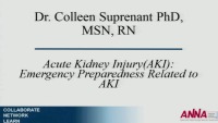 Acute Kidney Injury: Emergency Preparedness Related to AKI