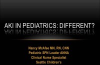 Acute Kidney Injury: Incidence, Frequent Causes and Management - The Pediatric AKI Patient icon