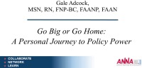 Go Big or Go Home: A Personal Journey to Policy Power