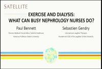 Exercise and Dialysis: What Can Busy Nephrology Nurses Do?