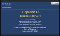 Hepatitis C: Diagnosis to Cure