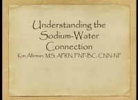 Understanding the Sodium-Water Connection