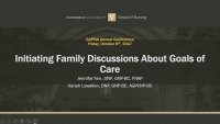 Initiating Family Discussions about Goals of Care icon