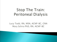 Stop the Train: Peritoneal Dialysis
