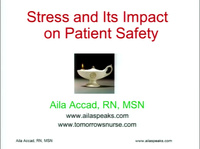 Stress Management and its Impact on Patient Safety