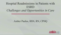 Hospital Readmission in ESRD Patients: Challenges and Opportunities in Care