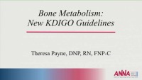 Bone Metabolism: New KDIGO Guidelines
