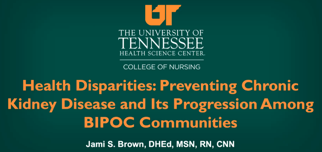 Health Disparities: Preventing Chronic Kidney Disease and Its Progression among BIPOC Communities