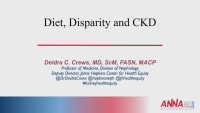 Diet, Disparity, and Chronic Kidney Disease