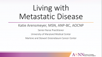 General Session 6 | Treatments, Support and Quality of Life for Patients with Metastatic Disease