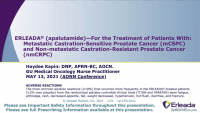 Industry Sponsored Session| Presentation by Janssen ERLEADA®: For the Treatment of Patients with Metastatic Castration-Sensitive Prostate Cancer (mCSPC) and Non-metastatic Castration-Resistant Prostate Cancer (nmCRPC) icon