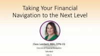 General Session 4| Taking Your Financial Navigation to the Next Level icon