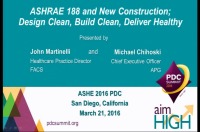 ASHRAE 188: Design Clean, Build Clean, Deliver Healthy icon