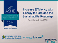 Increase Efficiency with the Energy to Care Program and Sustainability Roadmap icon