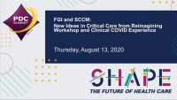 FGI and SCCM – New Ideas in Critical Care from Reimagining Workshop and Clinical COVID Experience icon