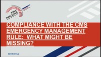 Compliance with CMS Emergency Management Rule: What Might Be Missing icon
