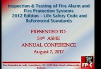 Inspection and Testing of Fire Alarm and Fire Protection Systems Based on the 2012 Life Safety Code® and Referenced Standards  icon