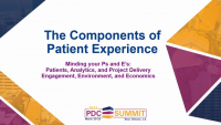 Components of Patient Experience: Facilities Environment, Technology, Data icon