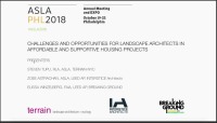 Challenges and Opportunities for Landscape Architects in Affordable and Supportive Housing Projects - 1.5 PDH (LA CES/HSW)