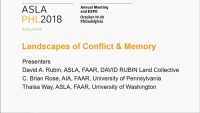 Landscapes of Conflict and Memory - 1.5 PDH (LA CES/HSW)