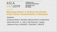 Manassas Street, A Tactical and Artistic Urban Street Transformation in Memphis - 1.5 PDH (LA CES/HSW)