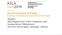 The Economics of Parks: Creating and Sustaining Successful Public Realm - 1.0 PDH (LA CES/HSW)