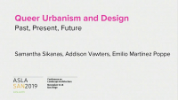 Queer Urbanism and Design: Past, Present, Future - 1.5 PDH (LA CES/HSW)
