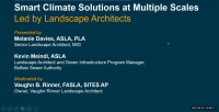 Smart Climate Solutions at Multiple Scales, Led by Landscape Architects - 1.0 PDH (LA CES/HSW)